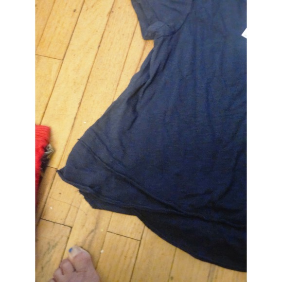 Wilt DK Midnight Blue Asymmetrical Hem Tunic Top Size M - Picture 5 of 6